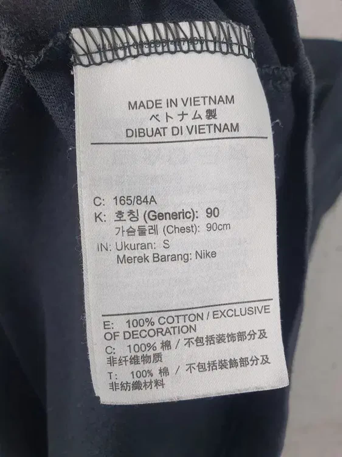 나이키 NIKE 반팔 티 빈티지 블랙 S 1000443 상품이미지10