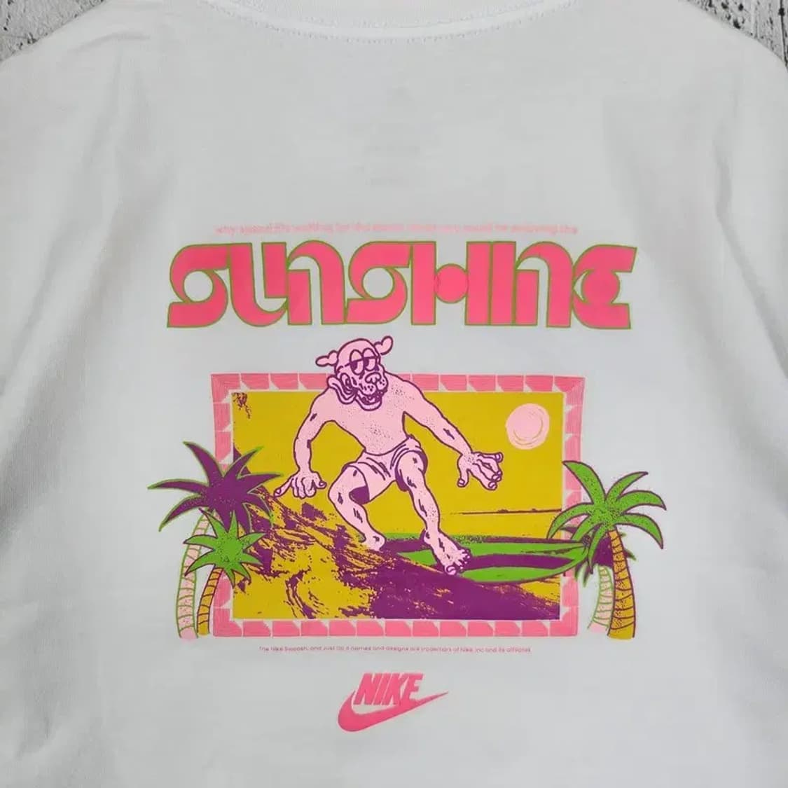 나이키 NIKE 비치파티 반팔 티 화이트 L 1000454 상품이미지7