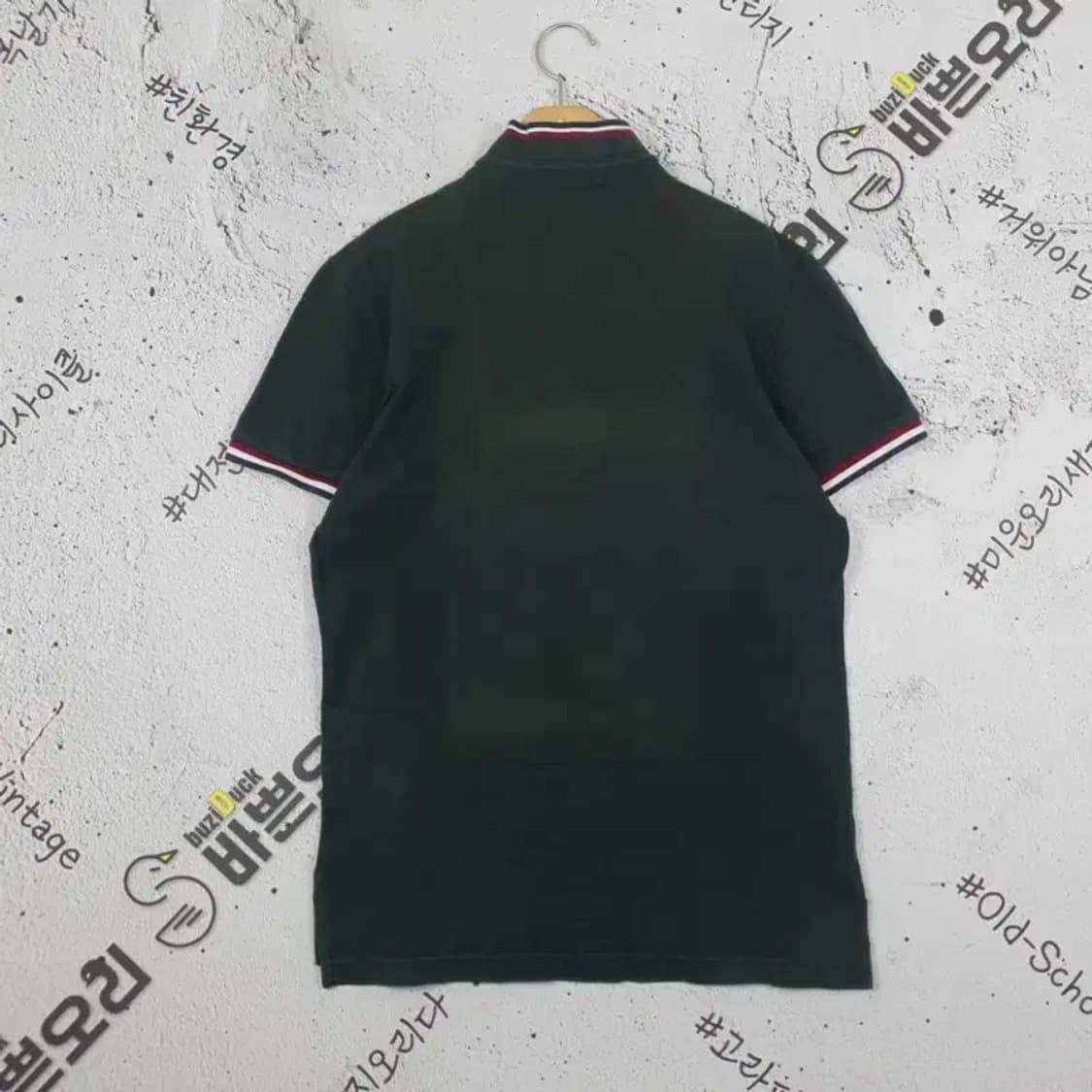 빈폴 BEANPOLE 숏카라 티셔츠 그린 100(95) 1000440 상품이미지2