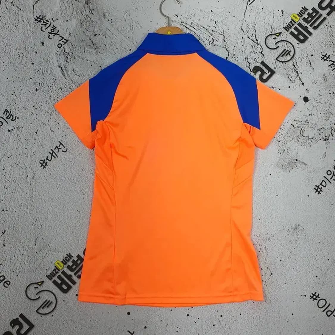 아디다스 ADIDAS 여성 탁구 반팔 카라티 오렌지 L 1000129 상품이미지2