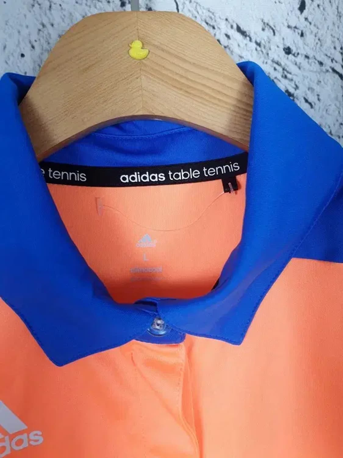 아디다스 ADIDAS 여성 탁구 반팔 카라티 오렌지 L 1000129 상품이미지7