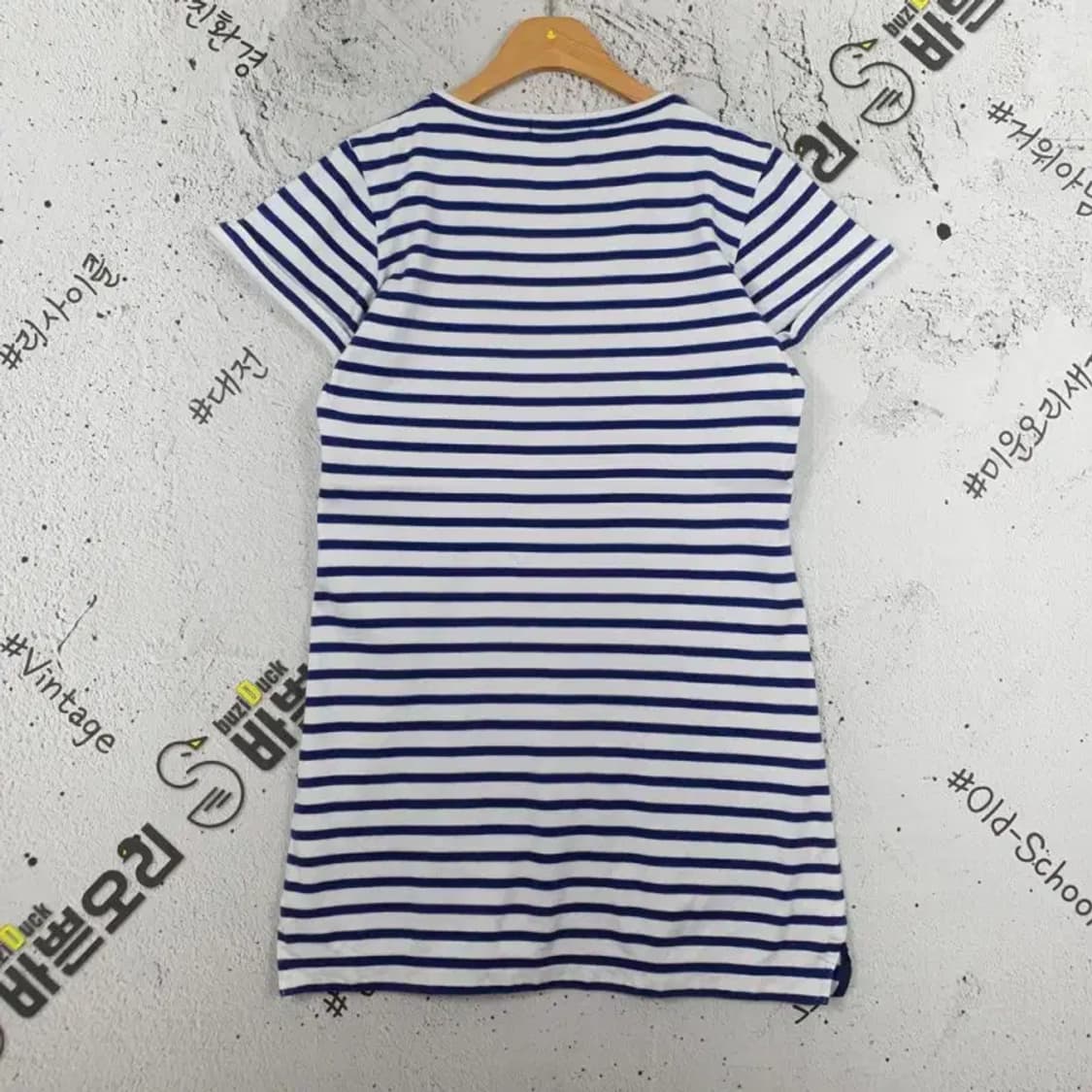 라코스테 LACOSTE 여성 미니 원피스 블루 38 1000176 상품이미지2
