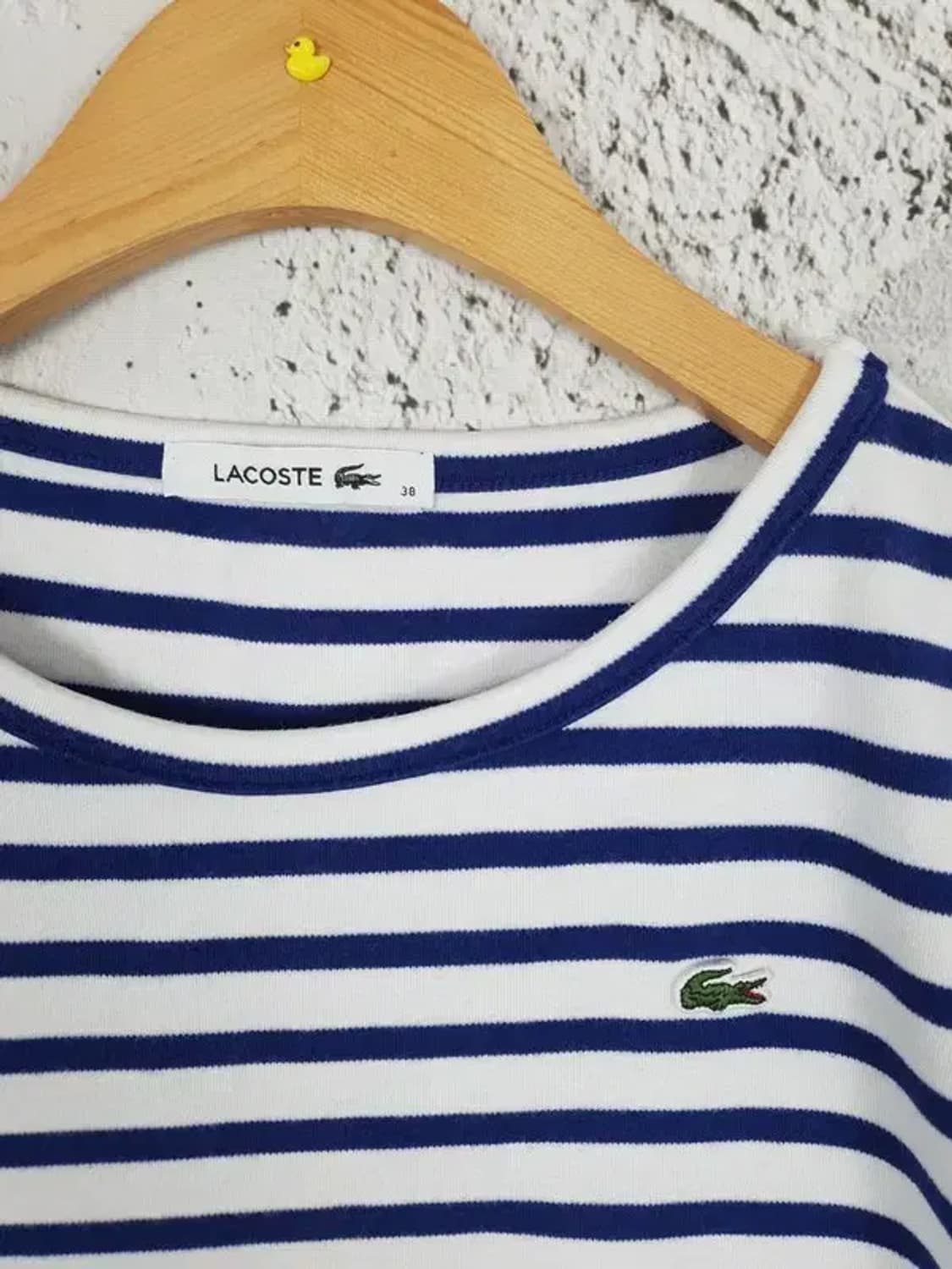 라코스테 LACOSTE 여성 미니 원피스 블루 38 1000176 상품이미지4