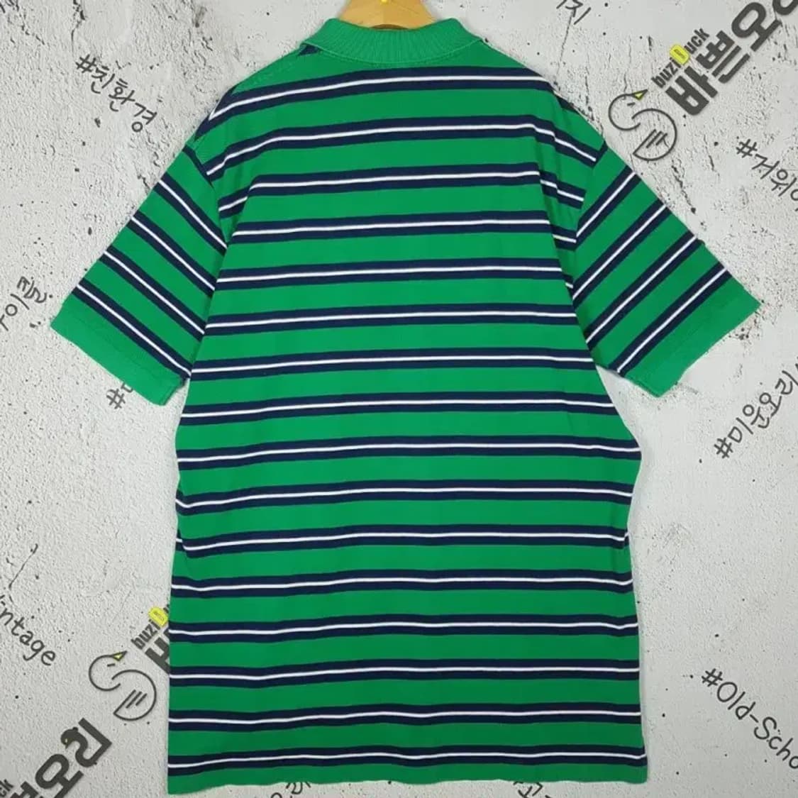 폴로랄프로렌 POLO 카라티 그린 스트라이프 XL 1000458 상품이미지2