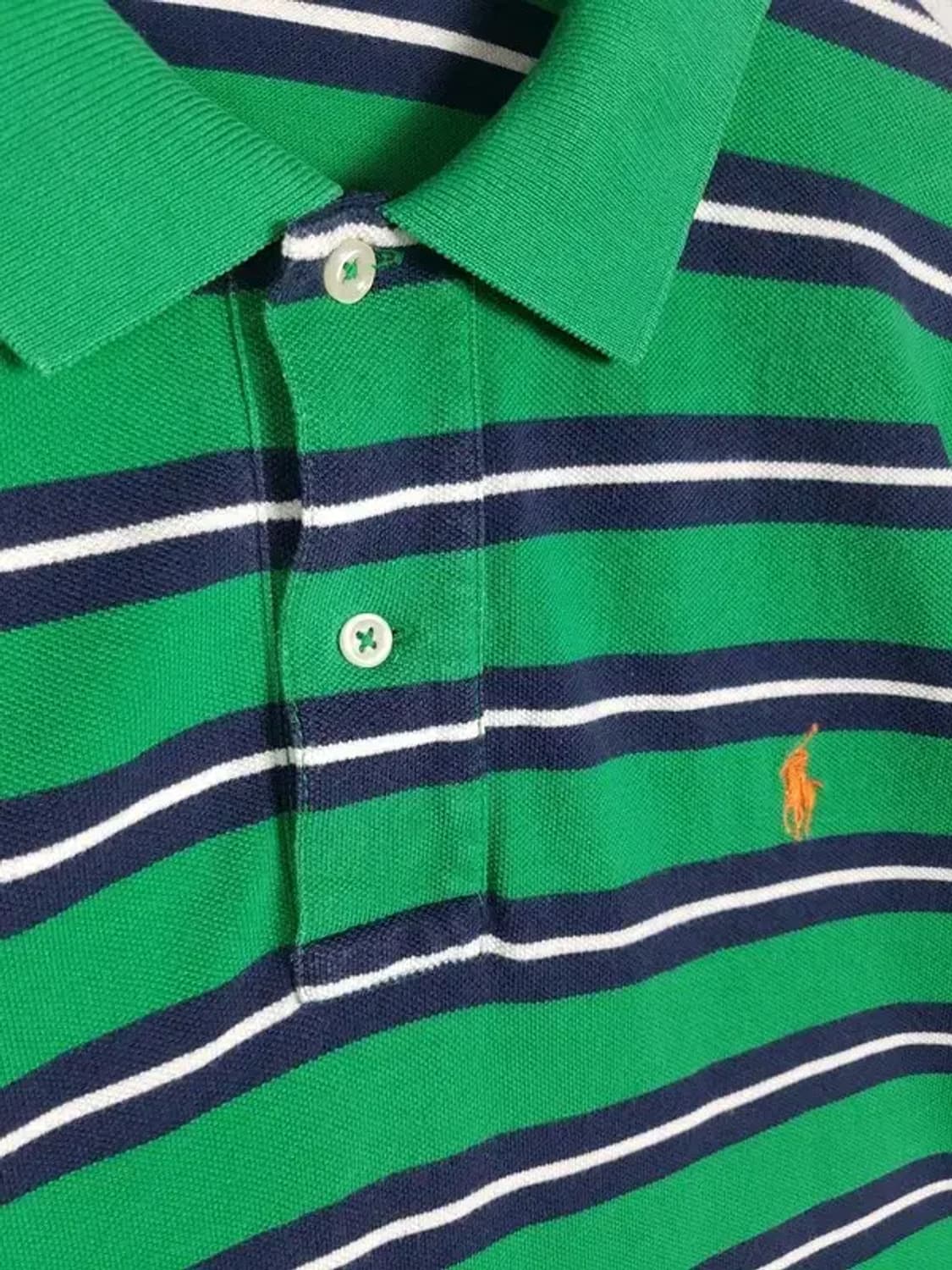 폴로랄프로렌 POLO 카라티 그린 스트라이프 XL 1000458 상품이미지3