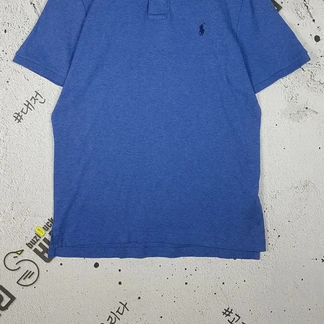 폴로랄프로렌 POLO 반팔 카라 티셔츠 블루 S 1000462 상품이미지4