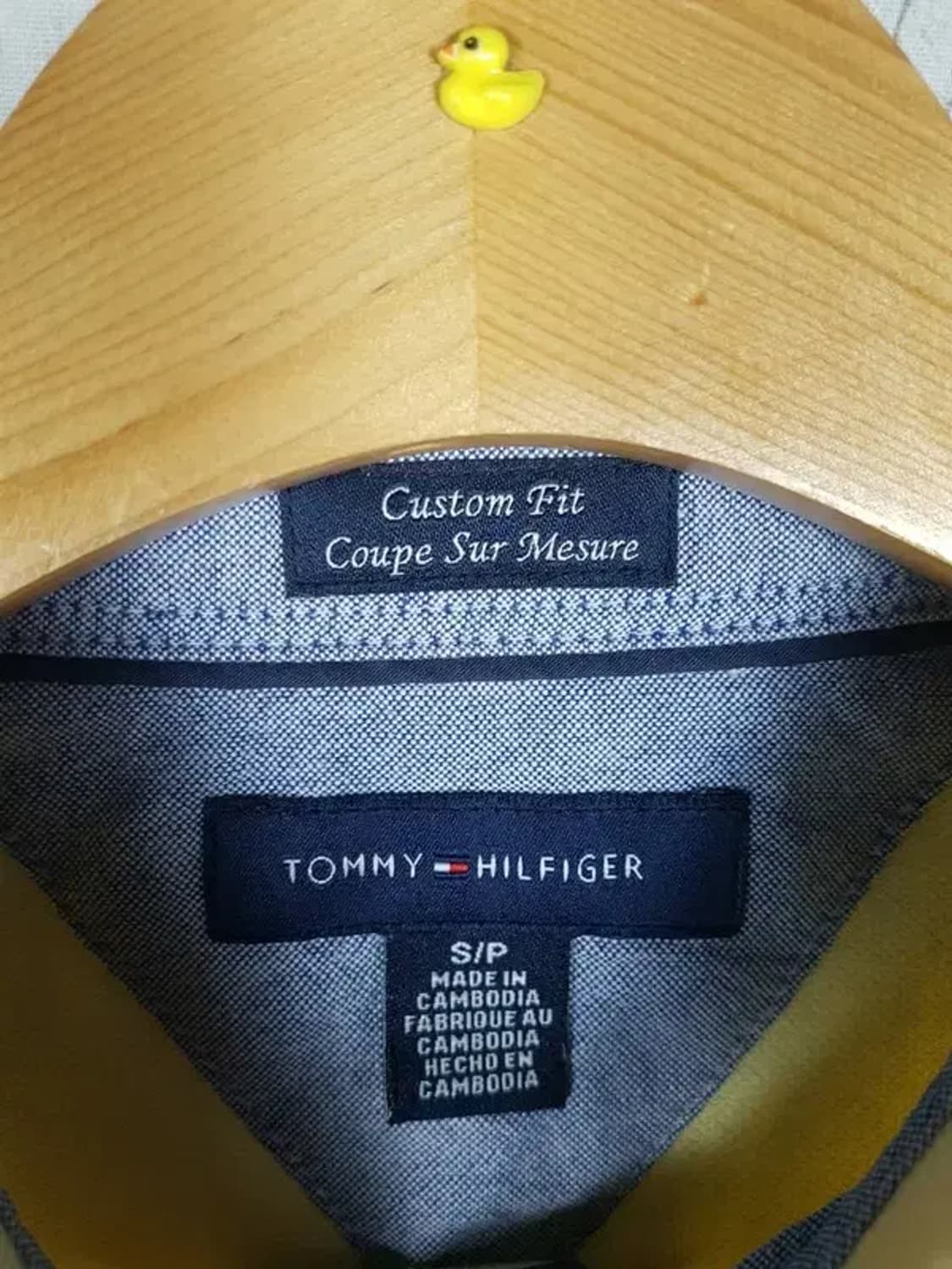 타미힐피거 TOMMY 커스텀핏 반팔 카라티 옐로우 S 1000463 상품이미지7