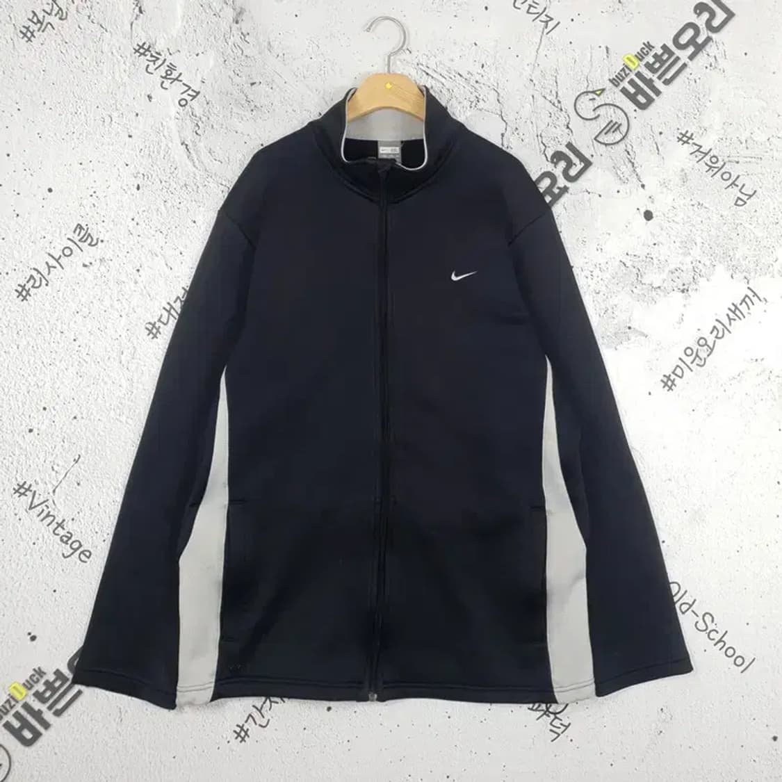나이키 NIKE 스우시 드라이핏 트랙 져지 집업 자켓 블랙 3100096 상품이미지1