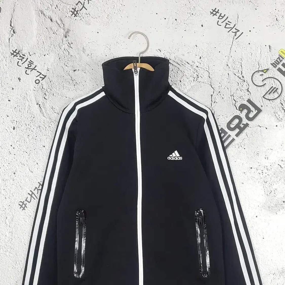 아디다스 ADIDAS 퍼포먼스 빅카라 져지 자켓 블랙 3100058 상품이미지4