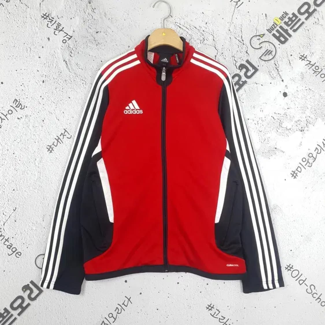 아디다스 ADIDAS 퍼포먼스 클라이마쿨 져지 자켓 레드 3100072 상품이미지1
