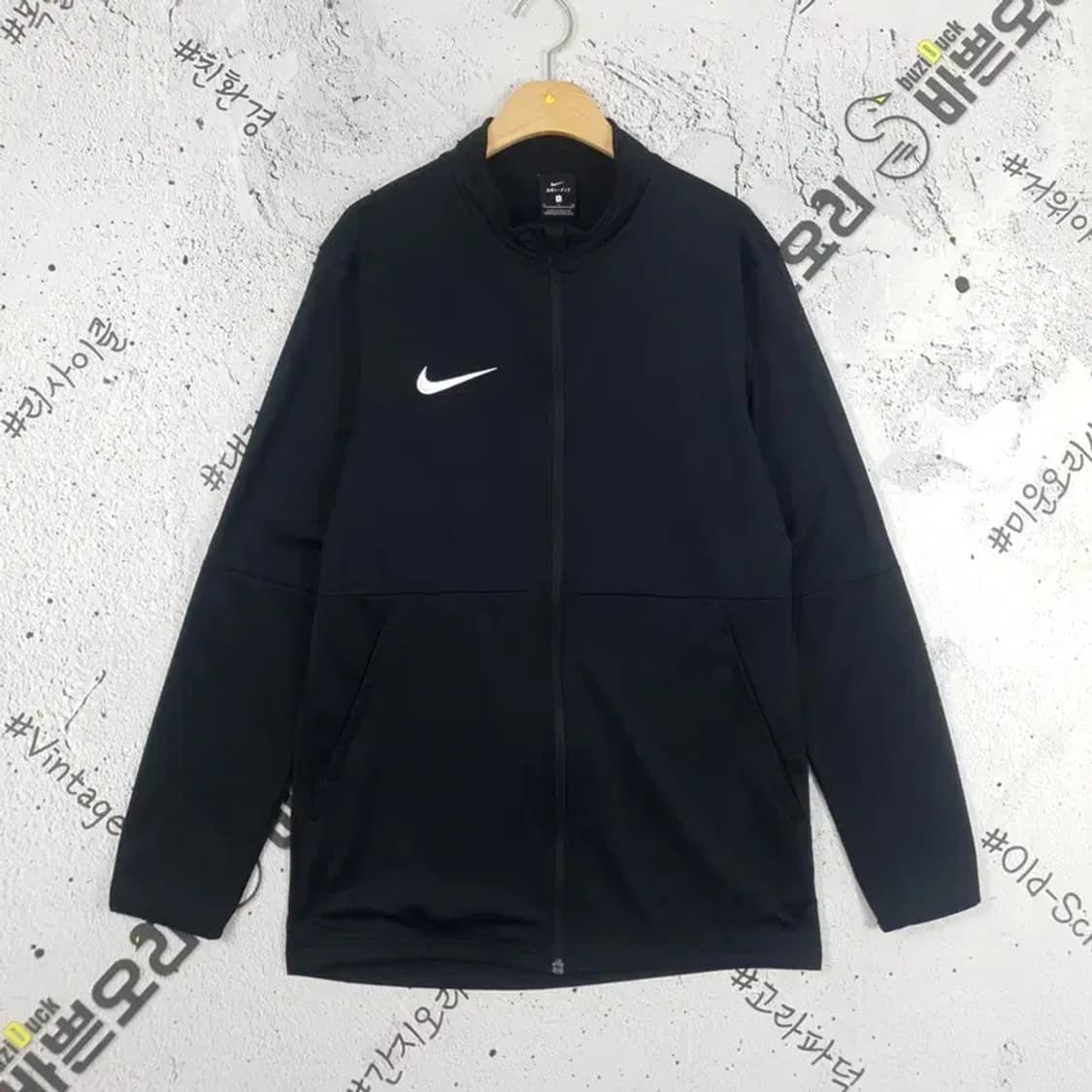 나이키 NIKE 스우시 드라이핏 져지 자켓 블랙 3100076 상품이미지1