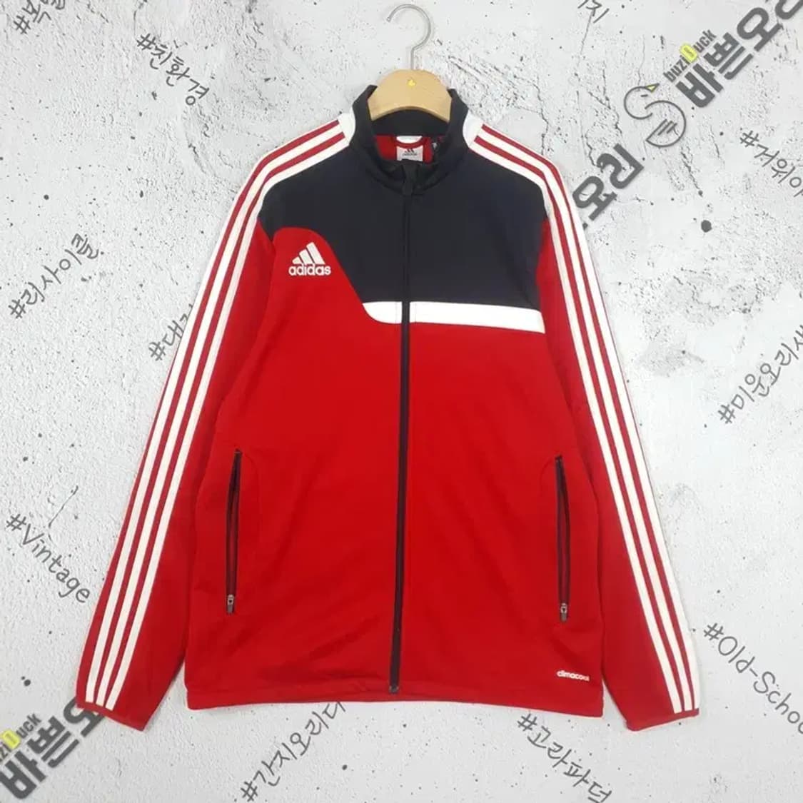 아디다스 ADIDAS 퍼포먼스 클라이마쿨 져지 자켓 레드 3100078 상품이미지1