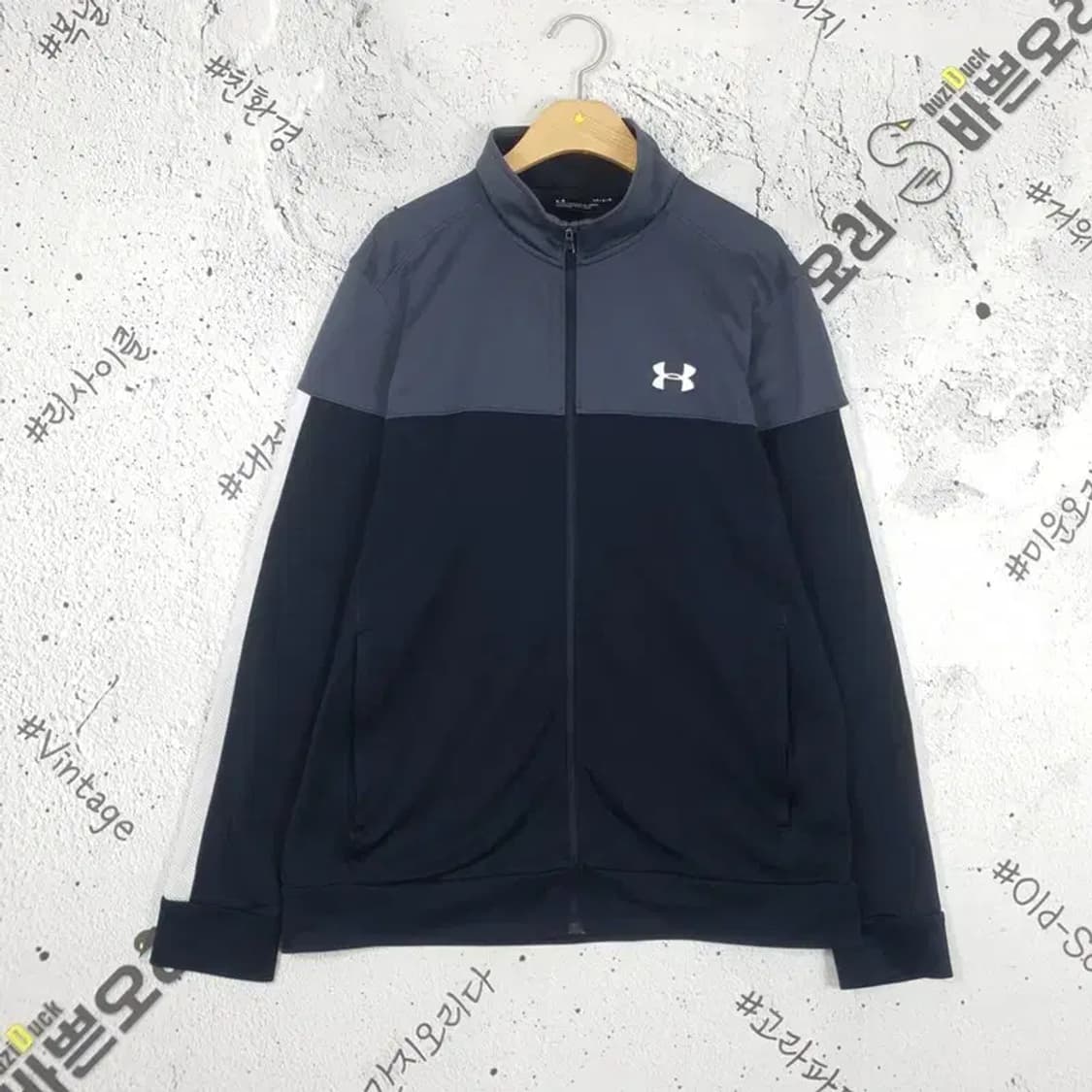 언더아머 UNDER ARMOUR 트레이닝 져지 자켓 블랙 3100087 상품이미지1