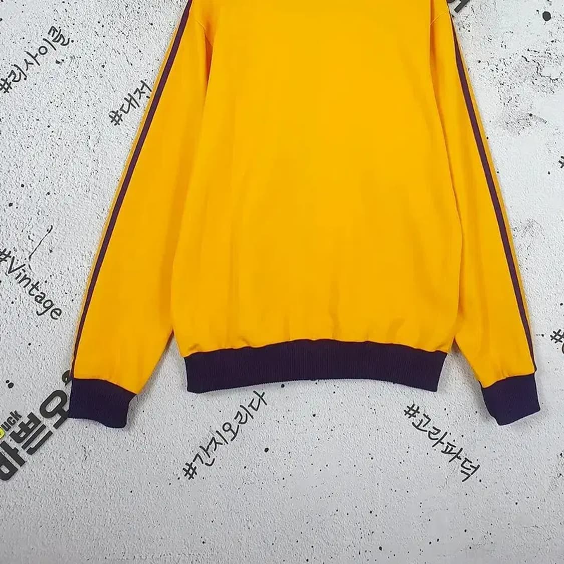 아디다스 ADIDAS 베켄바우어 져지 자켓 옐로우 퍼플 3100089 상품이미지5