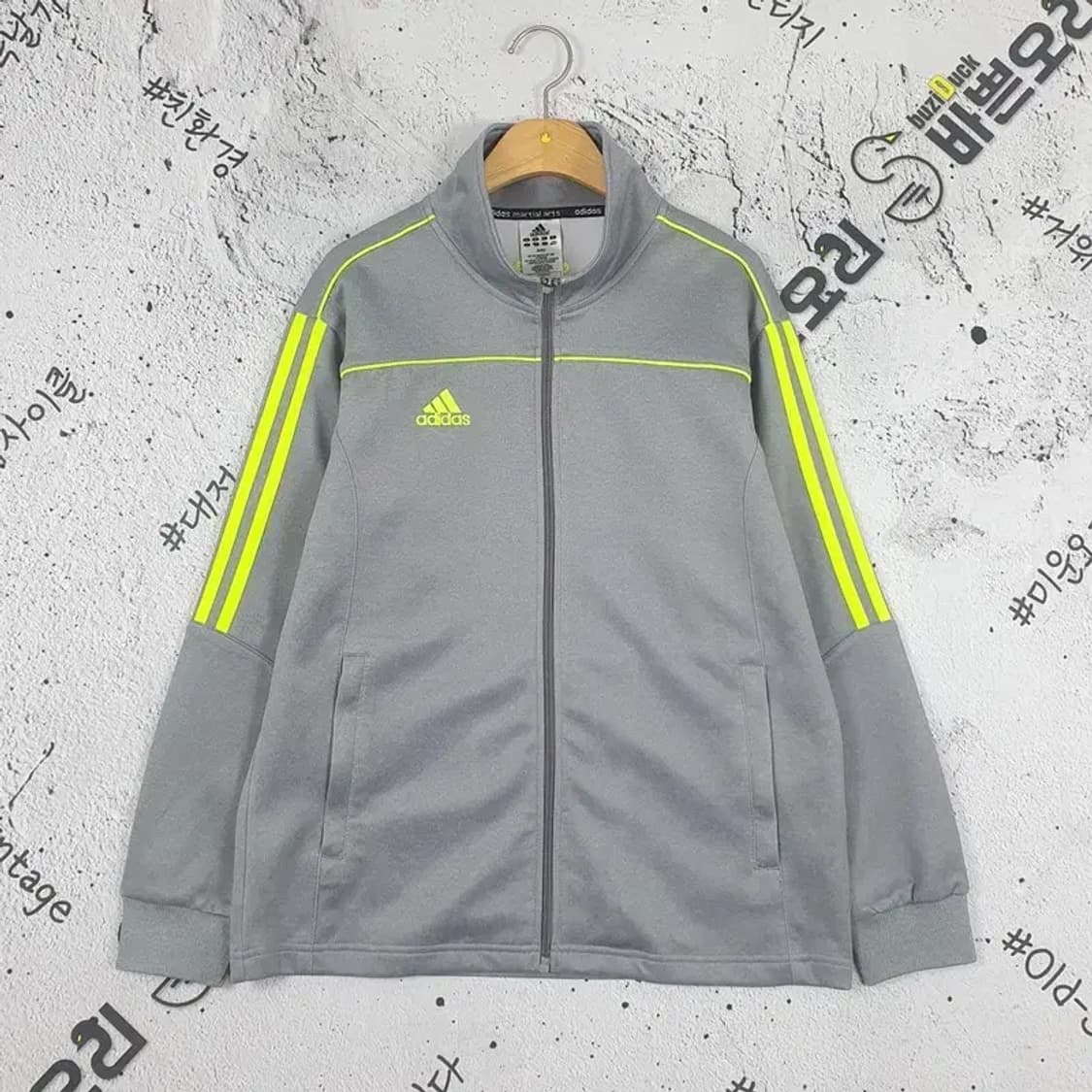 아디다스 ADIDAS 퍼포먼스 트랙 져지 자켓 그레이 형광 3100106 상품이미지1