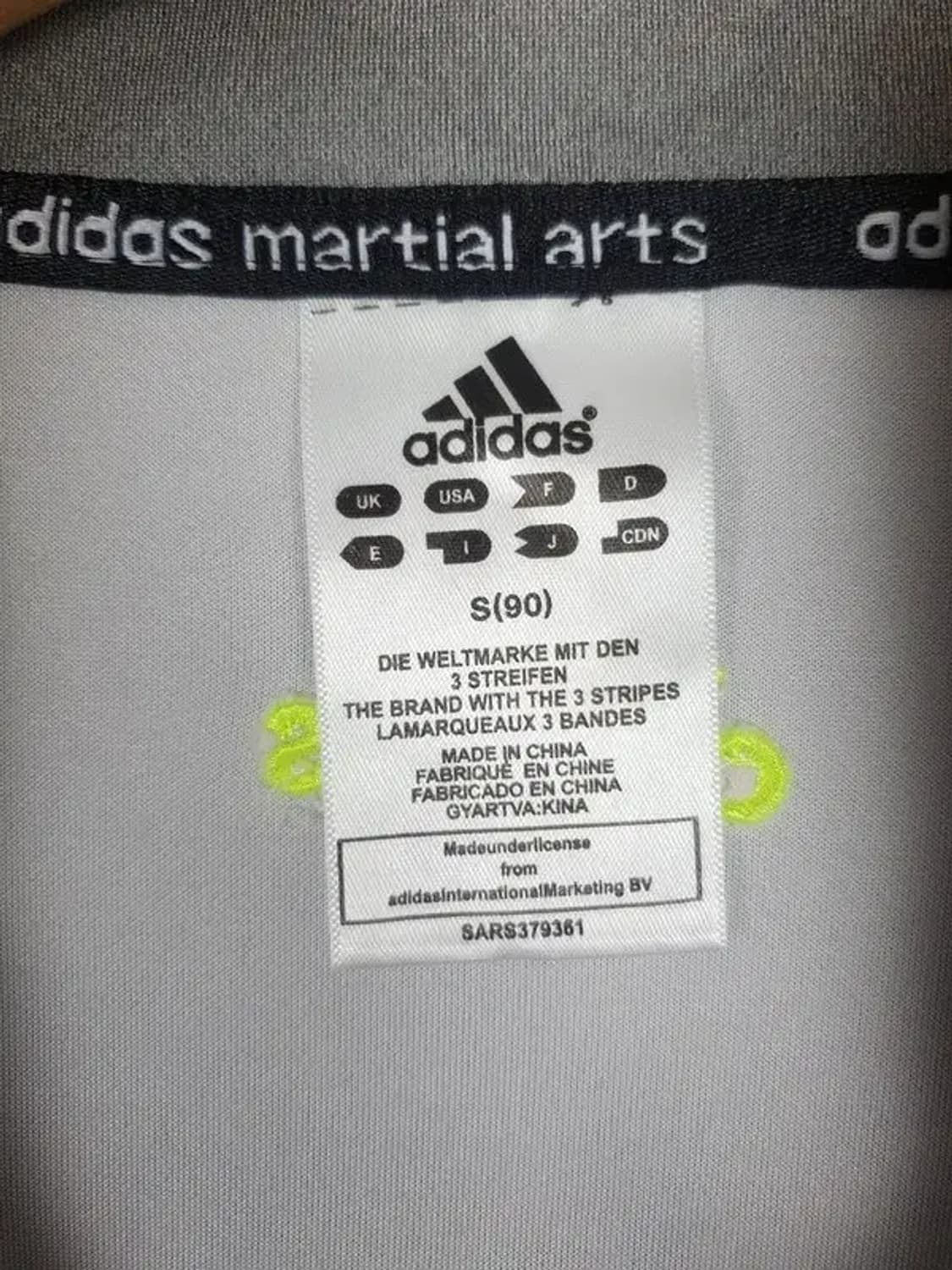 아디다스 ADIDAS 퍼포먼스 트랙 져지 자켓 그레이 형광 3100106 상품이미지9