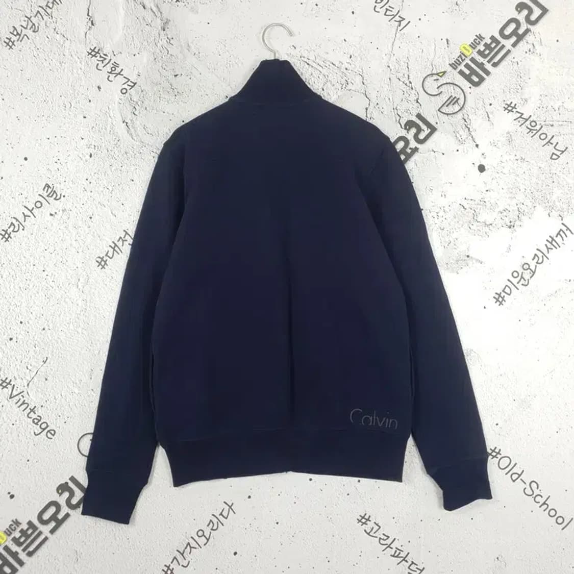 캘빈클라인 CALVIN KLEIN 집업 져지 자켓 네이비 3100118 상품이미지2
