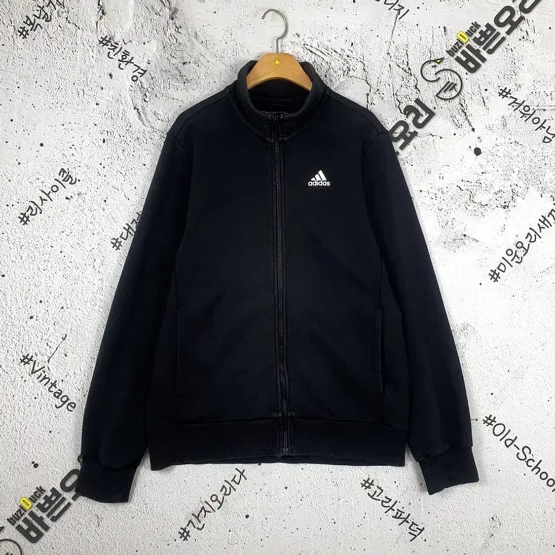 아디다스 ADIDAS 퍼포먼스 ESS 집업 져지 자켓 블랙 3100115 상품이미지1