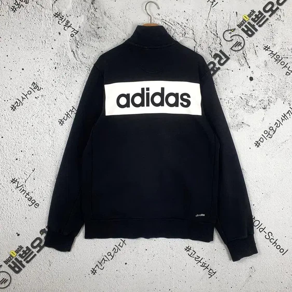 아디다스 ADIDAS 퍼포먼스 ESS 집업 져지 자켓 블랙 3100115 상품이미지2