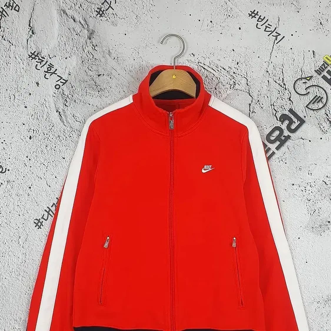 나이키 NIKE 퓨추라 여성 혼방 트랙 져지 자켓 레드 3100117 상품이미지4