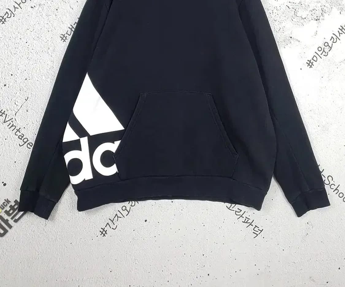 아디다스 ADIDAS 퍼포먼스 기모 오버핏 후드티 블랙 2300106 상품이미지5