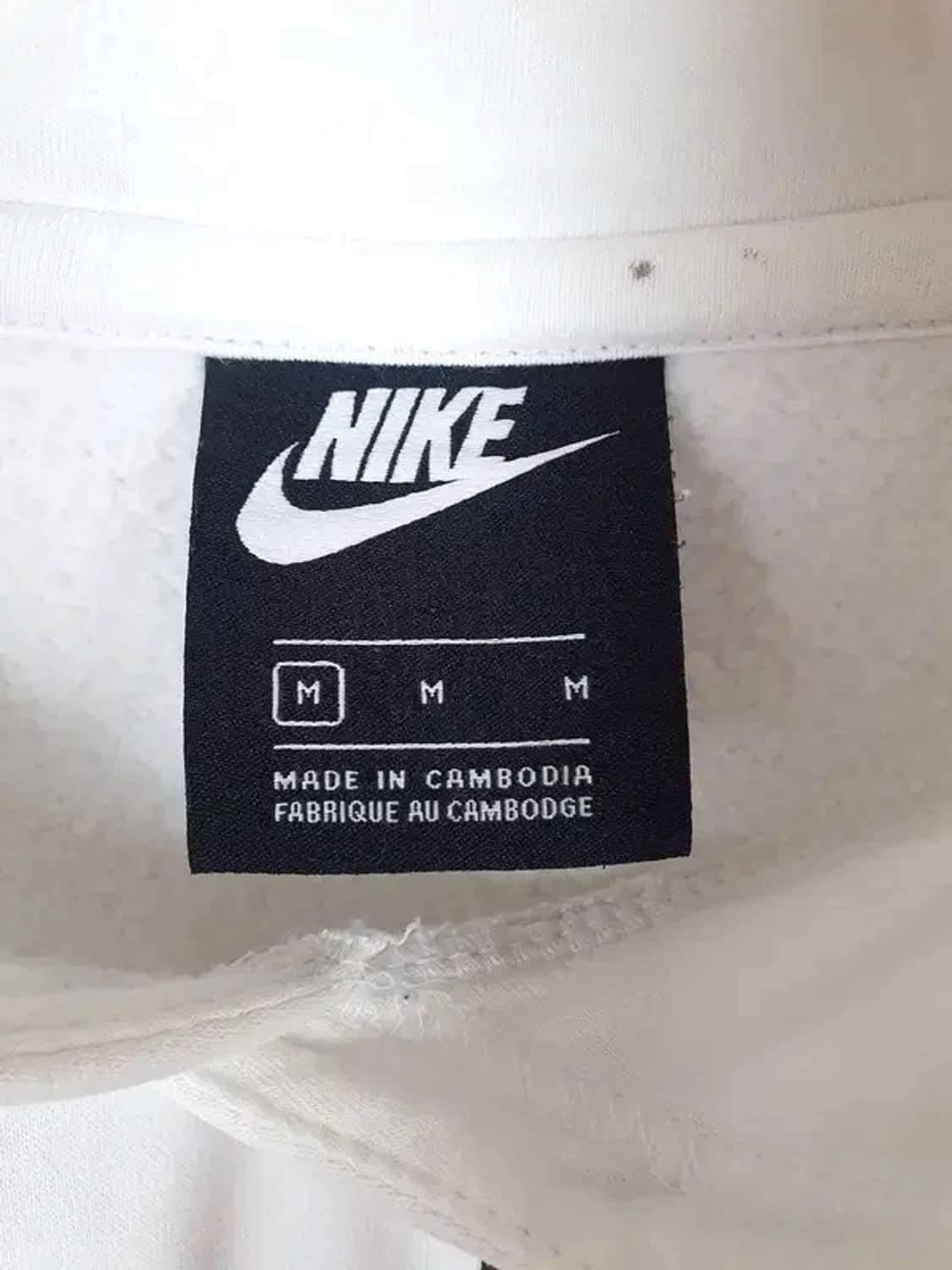 나이키 NIKE 오버핏 빅로고 스펠아웃 후드티 화이트 2300110 상품이미지8