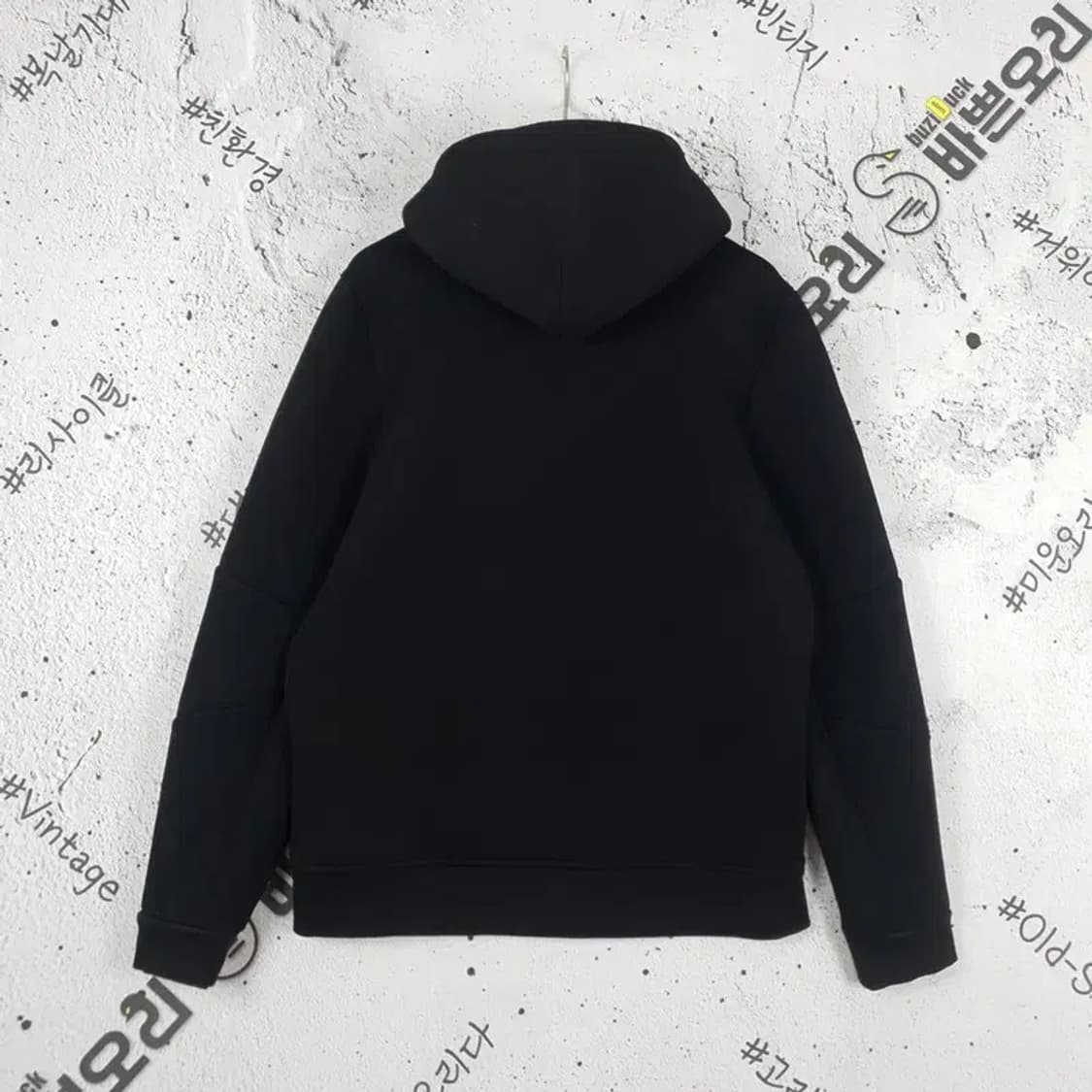 TBJ NEARBY 후드 집업 블랙 그레이 2300113 상품이미지2