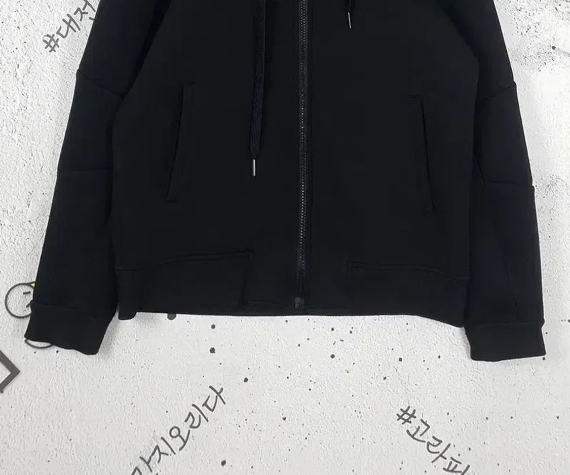 TBJ NEARBY 후드 집업 블랙 그레이 2300113 상품이미지5