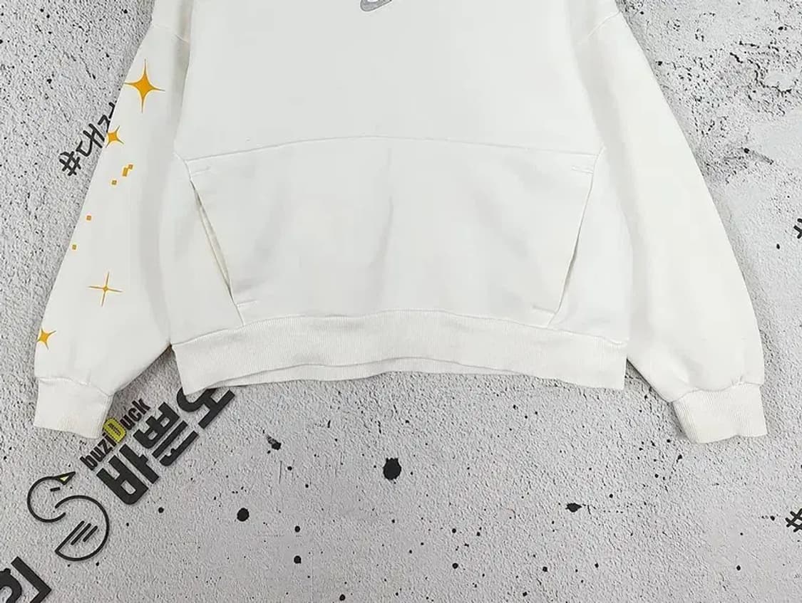 나이키 올스타 Icon 유스 기모 오버 크롭 후드 화이트 2300115 상품이미지5