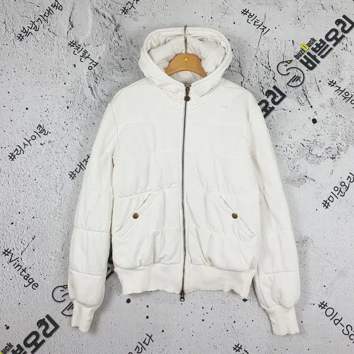 나이키 NIKE 후드 집업 점퍼 화이트 2300114 상품이미지1