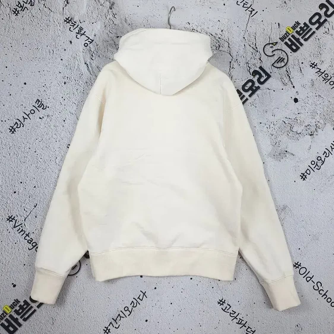 아디다스 ADIDAS 기모 포켓 후드티 크림 2300116 상품이미지2