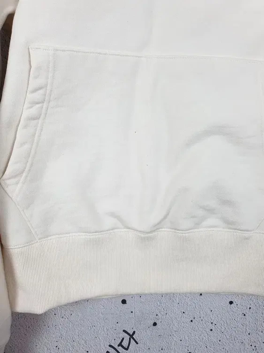 아디다스 ADIDAS 기모 포켓 후드티 크림 2300116 상품이미지8