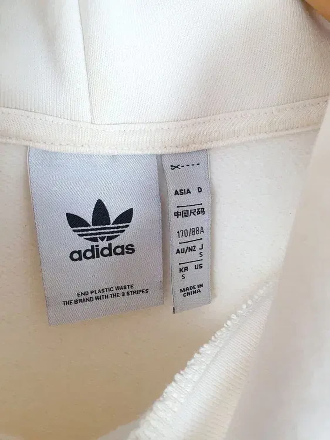 아디다스 ADIDAS 기모 포켓 후드티 크림 2300116 상품이미지9