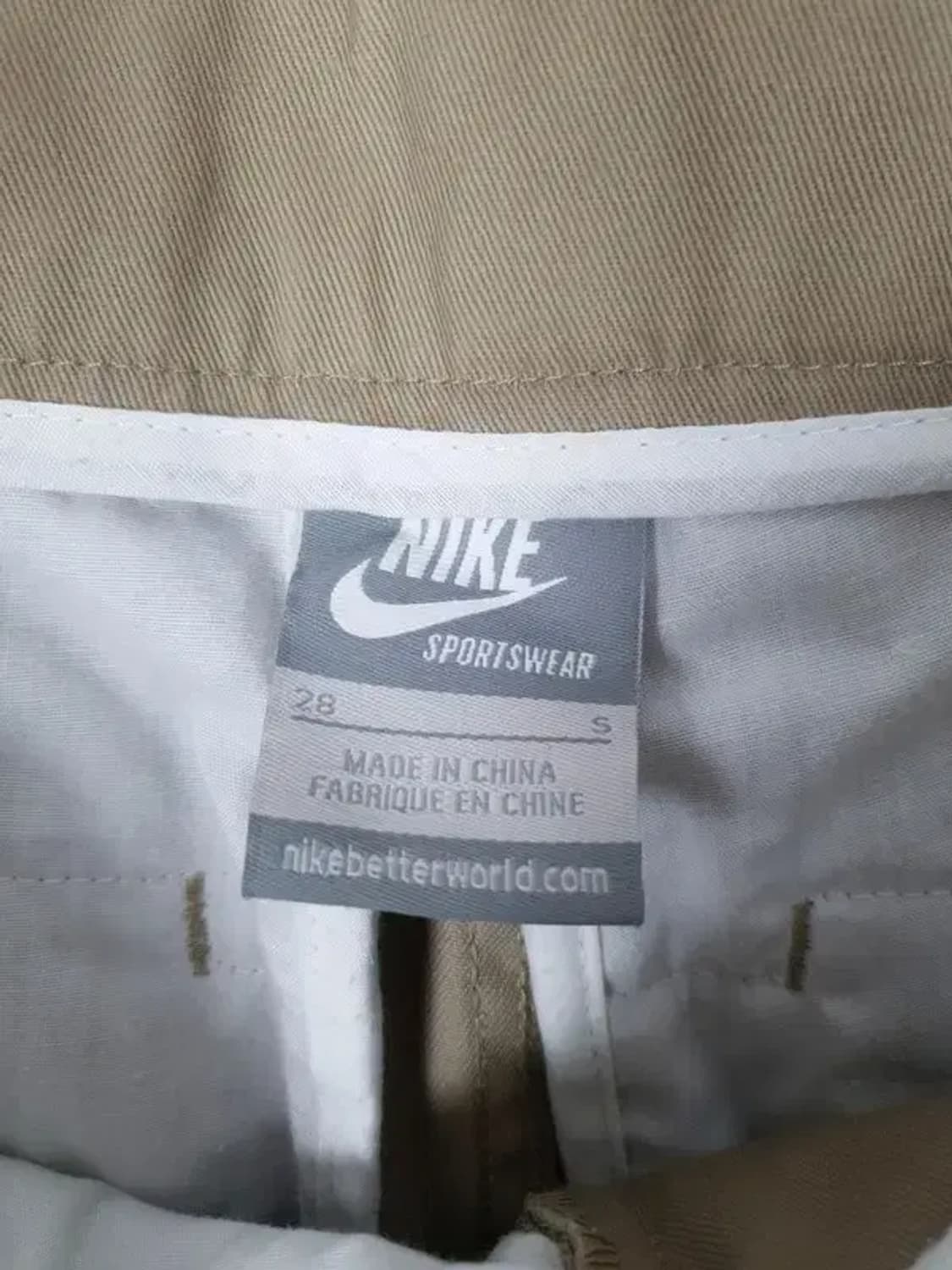 나이키 NIKE 스포츠 치노 반바지 베이지 S 4500001 상품이미지4