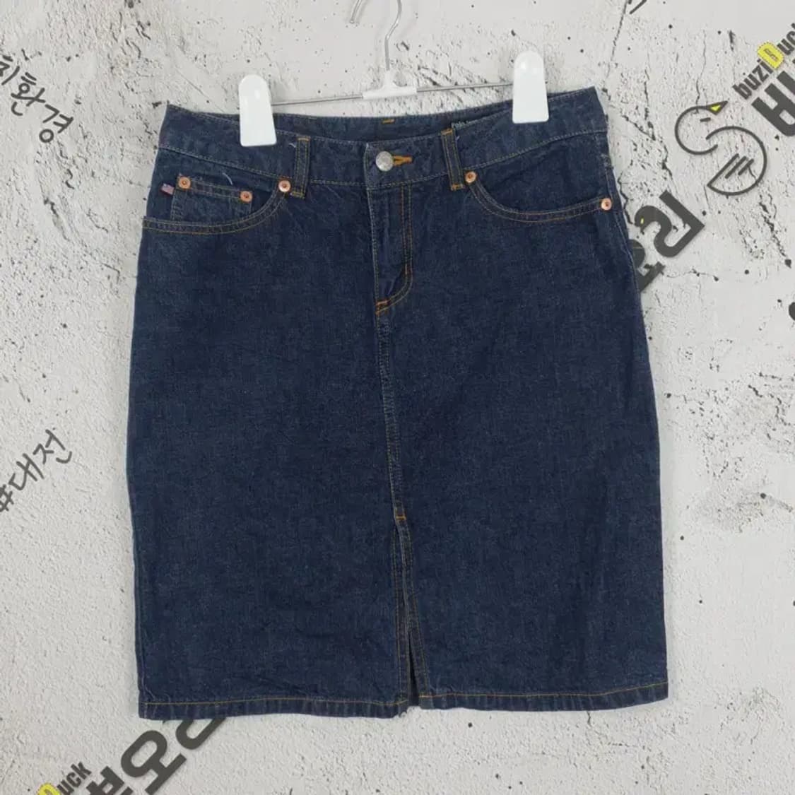 폴로랄프로렌 POLO 데님 청 스커트 네이비 67-96 4500038 상품이미지1
