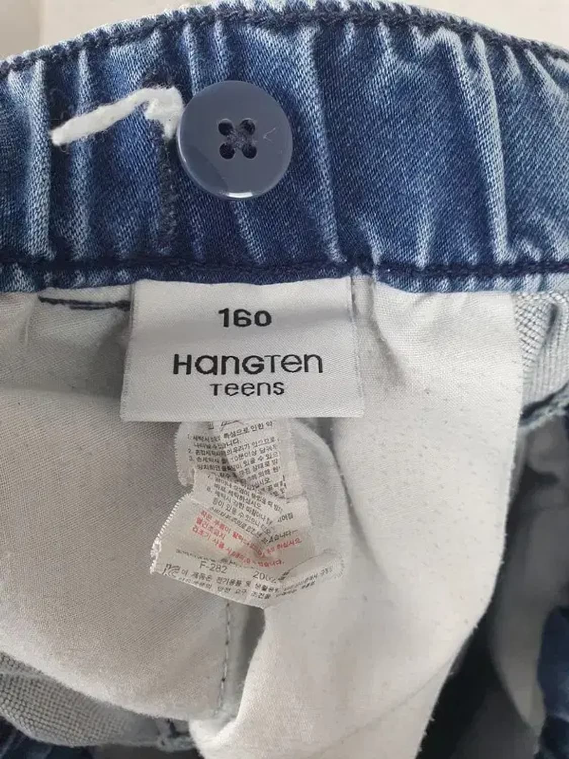 행텐 HANGTEN 데님 반바지 블루 160 4500032 상품이미지5