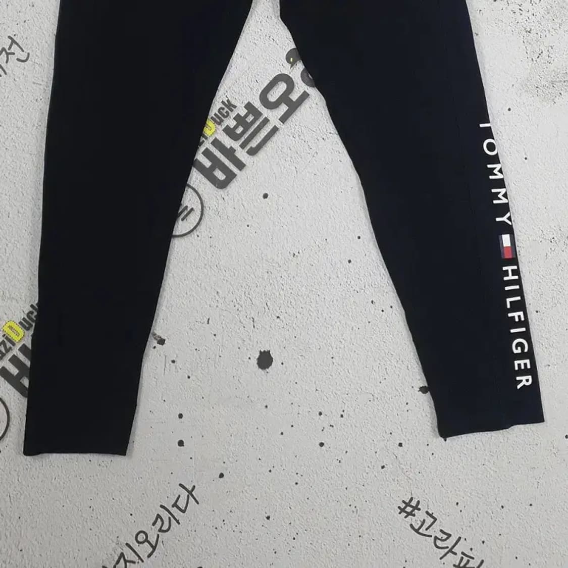 타미힐피거 TOMMY HILFIGER 레깅스 블랙 L 4400049 상품이미지5