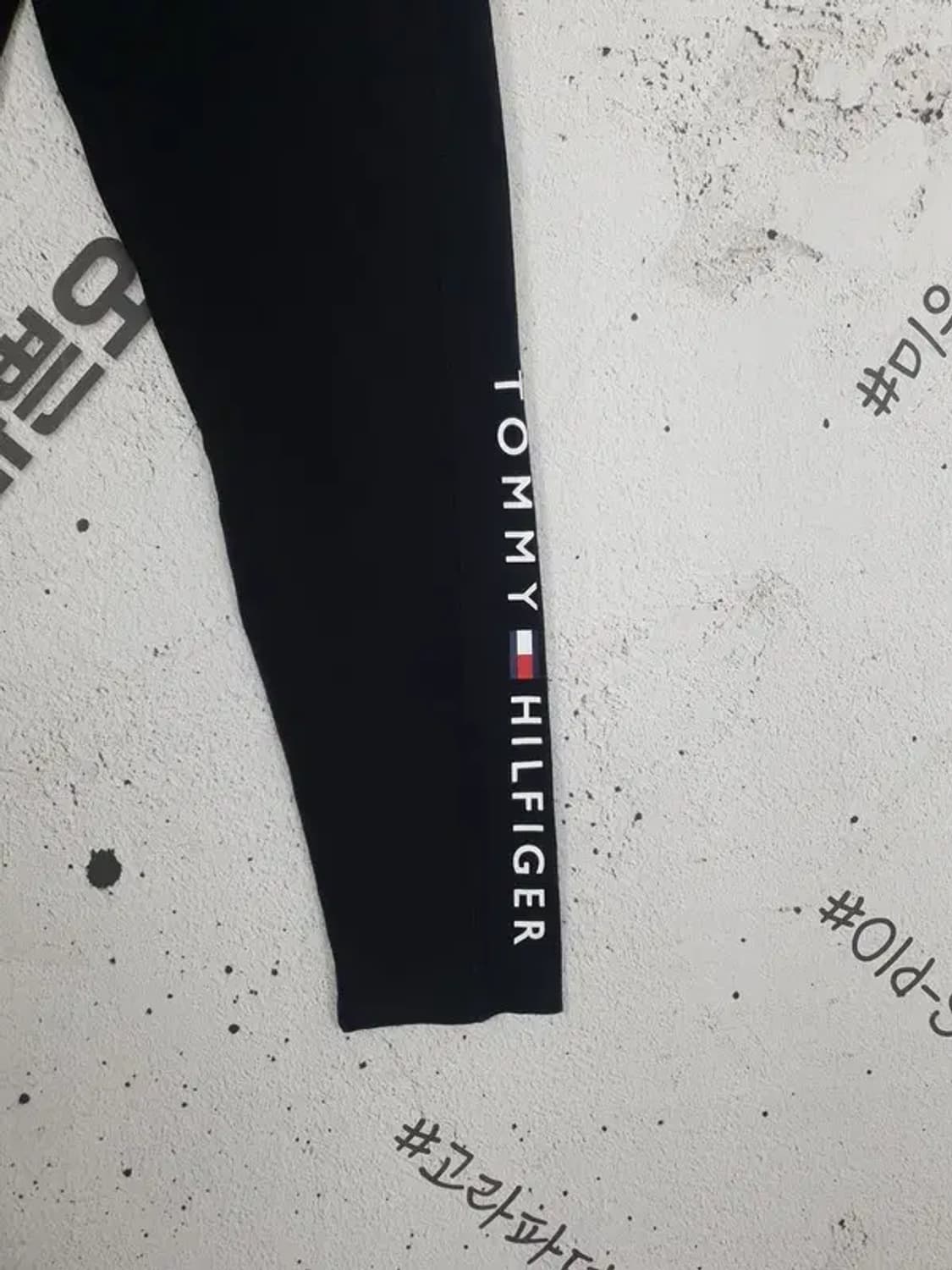 타미힐피거 TOMMY HILFIGER 레깅스 블랙 L 4400049 상품이미지8