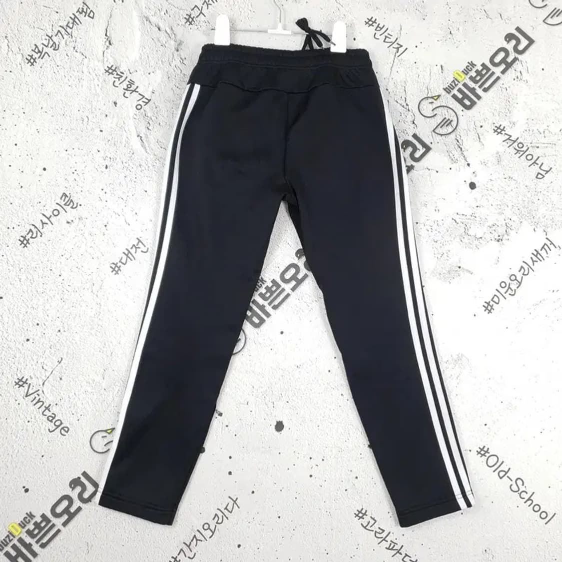 아디다스 ADIDAS 오픈헴 기모 트레이닝 운동 바지 블랙 4400020 상품이미지2
