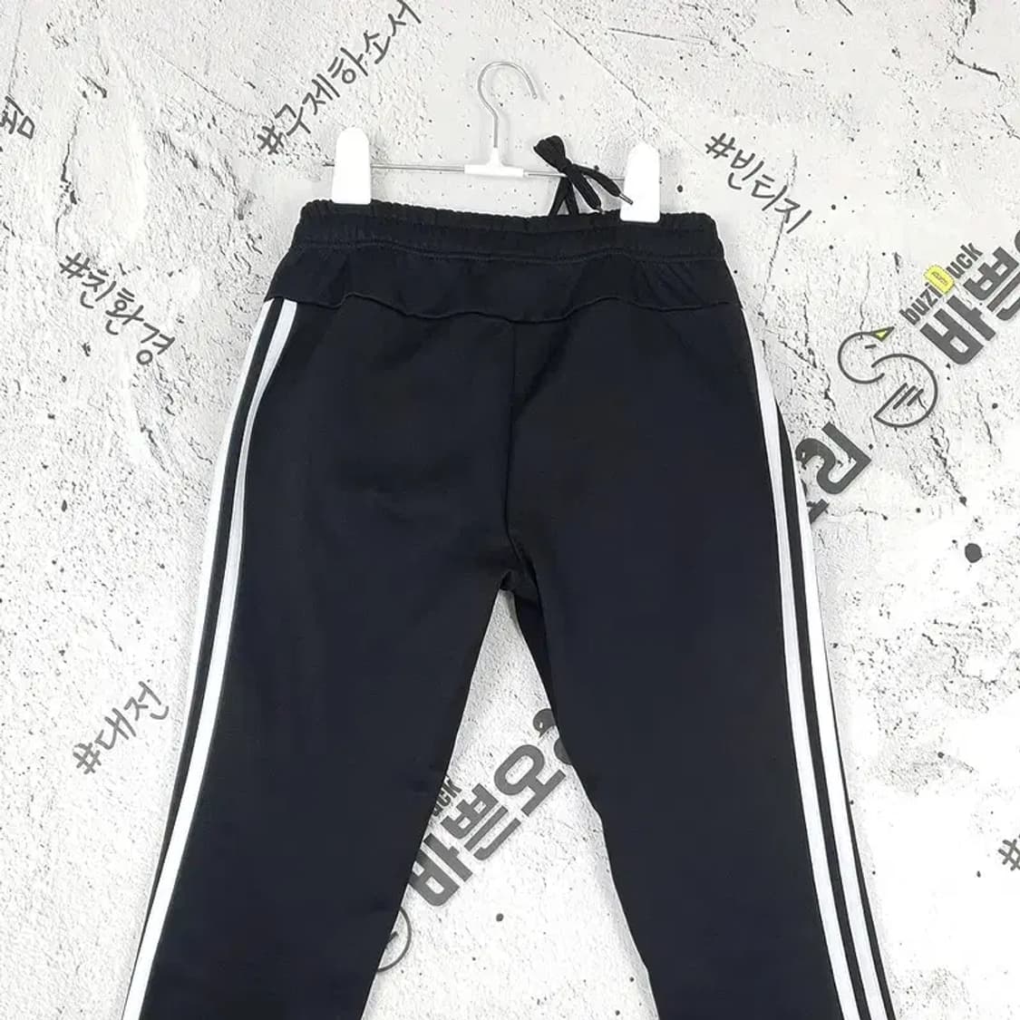 아디다스 ADIDAS 오픈헴 기모 트레이닝 운동 바지 블랙 4400020 상품이미지6