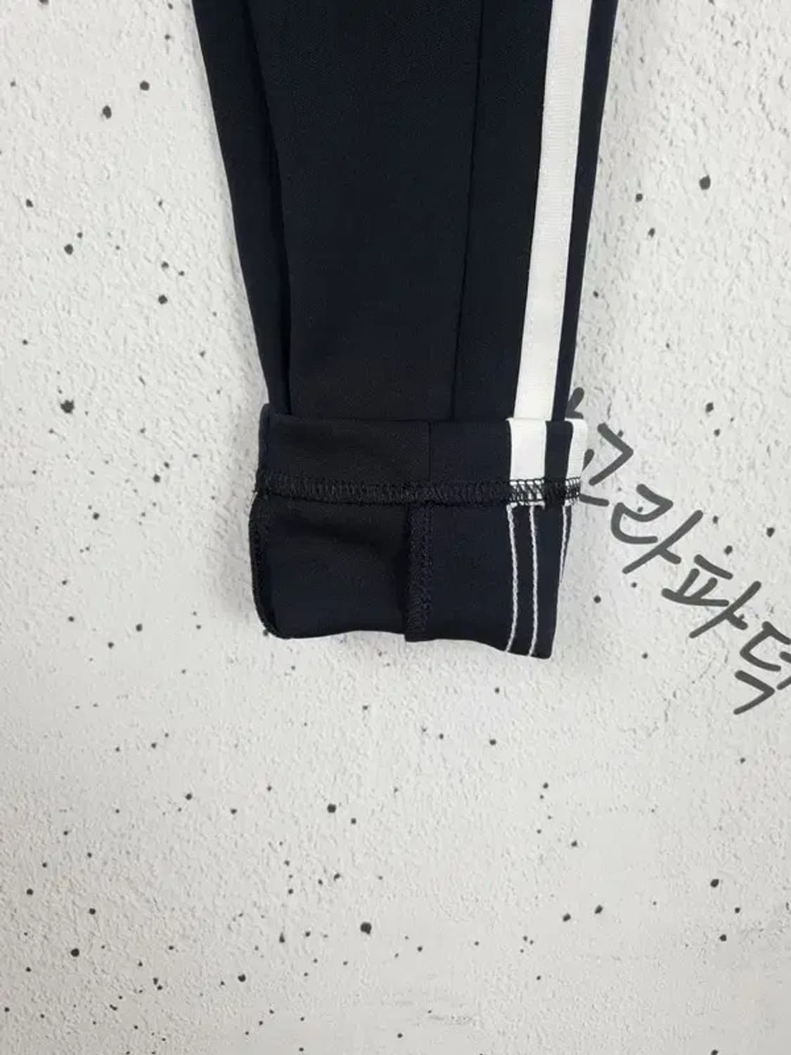 아디다스 ADIDAS 슬림 오픈헴 트레이닝 운동 바지 블랙 4400027 상품이미지5
