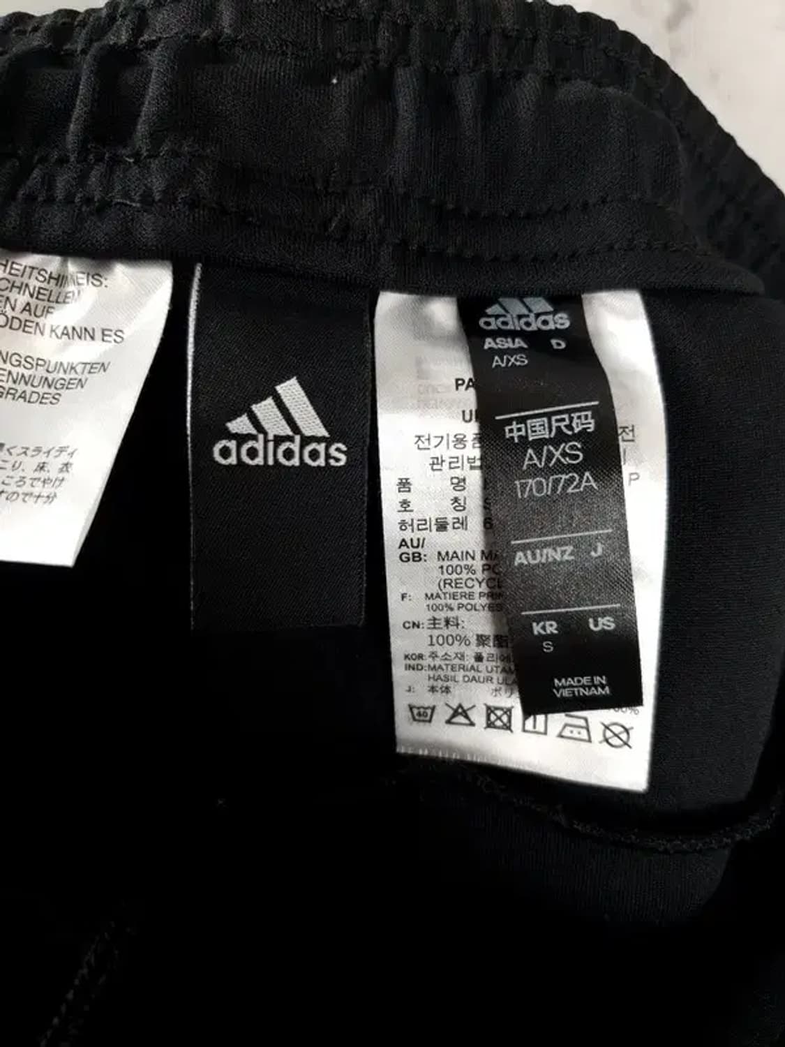 아디다스 ADIDAS 슬림 오픈헴 트레이닝 운동 바지 블랙 4400027 상품이미지6