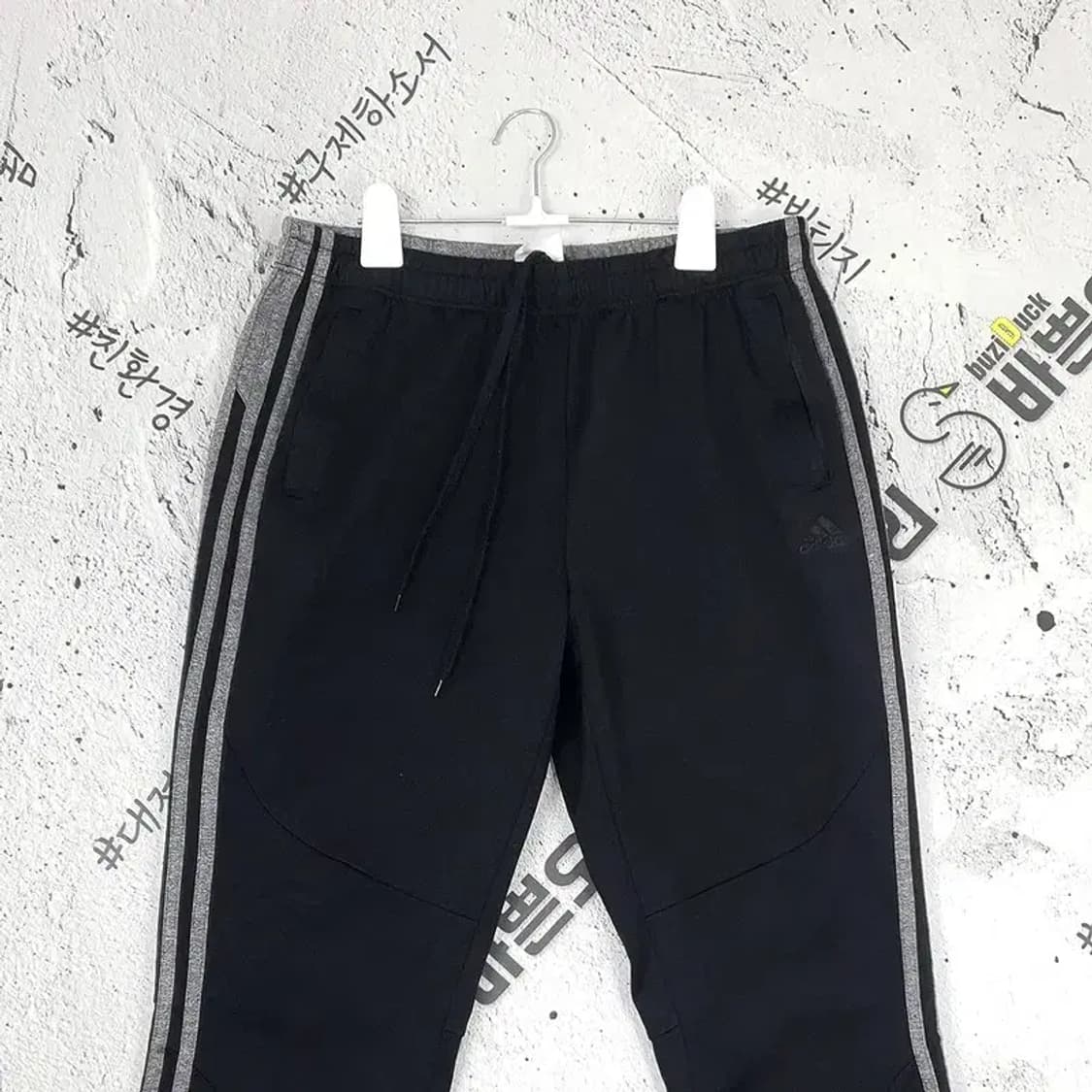 아디다스 ADIDAS 오픈헴 트레이닝 운동 바지 블랙 4400031 상품이미지4