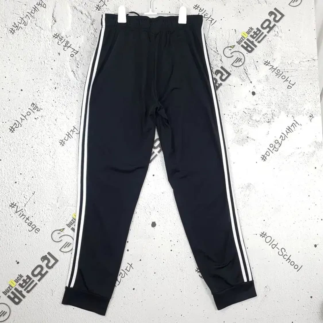 아디다스 ADIDAS 스티치 조거 트레이닝 운동 바지 블랙 4400032 상품이미지2