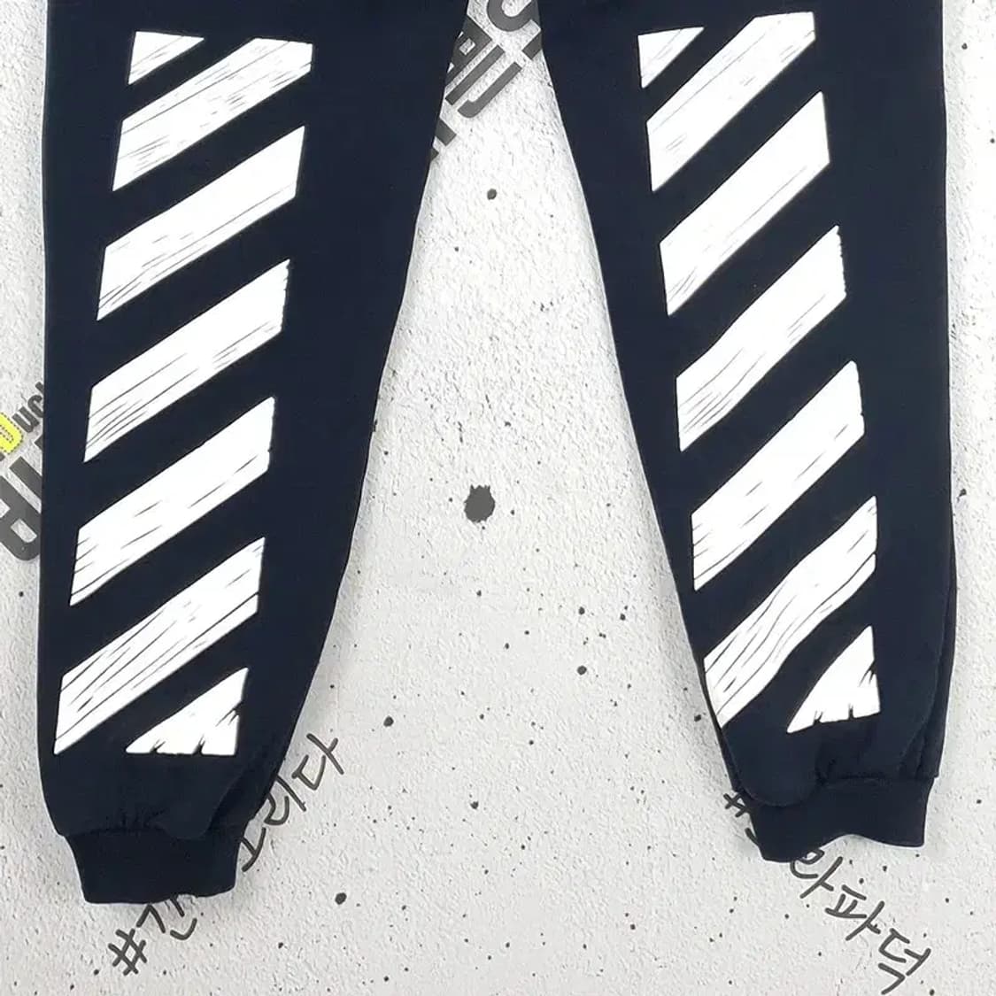 오프화이트 OFF WHITE 조거 트레이닝 운동 바지 블랙 4400035 상품이미지4