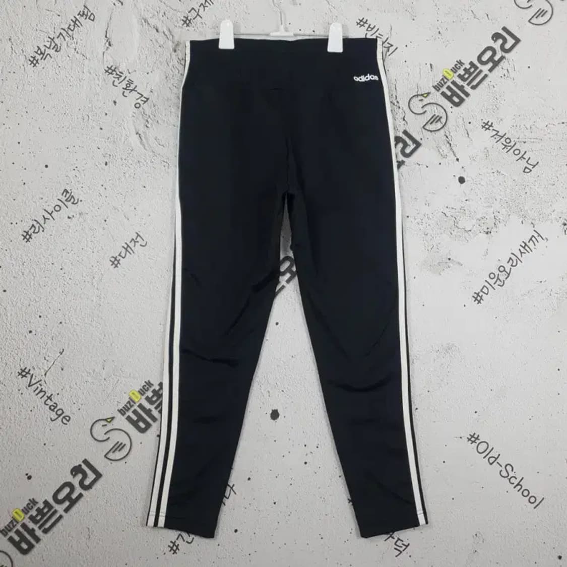 아디다스 ADIDAS 트레이닝 운동 팬츠 바지 블랙 M 4400054 상품이미지2