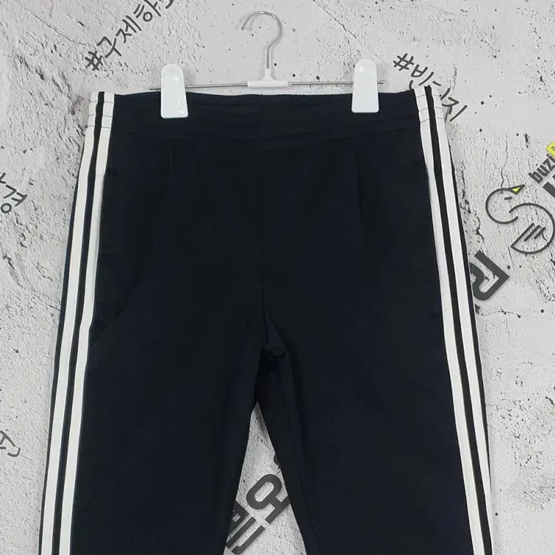 아디다스 ADIDAS 트레이닝 운동 팬츠 바지 블랙 M 4400054 상품이미지4