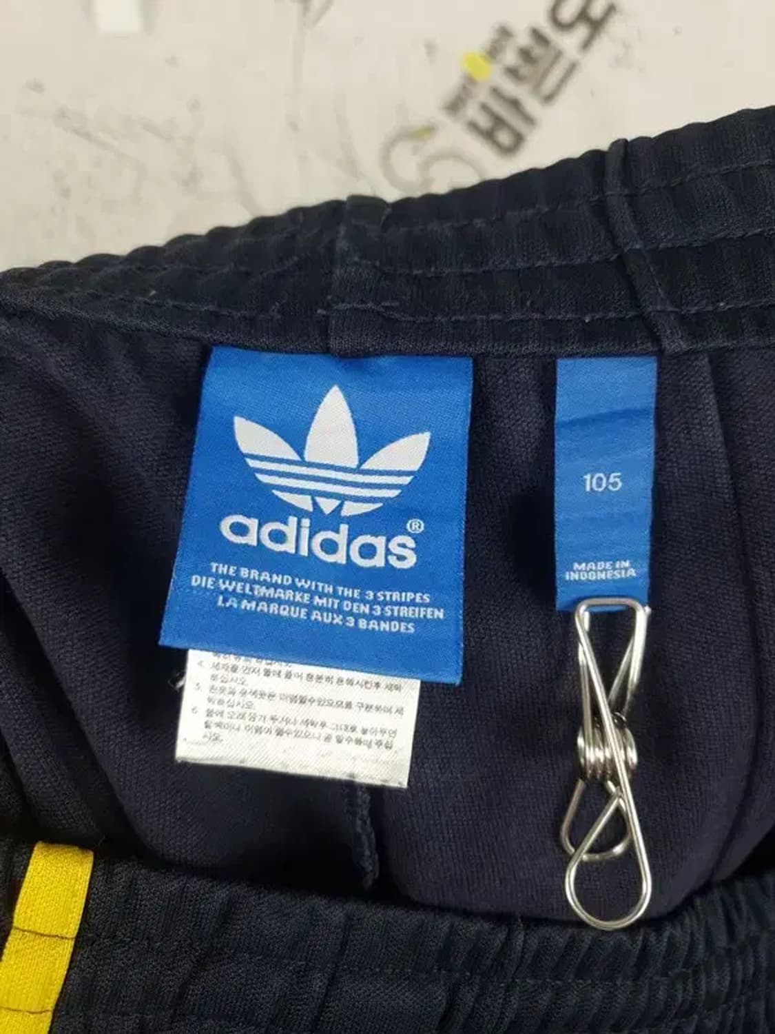아디다스 ADIDAS 유로파 트랙 팬츠 바지 네이비 105 4400055 상품이미지8