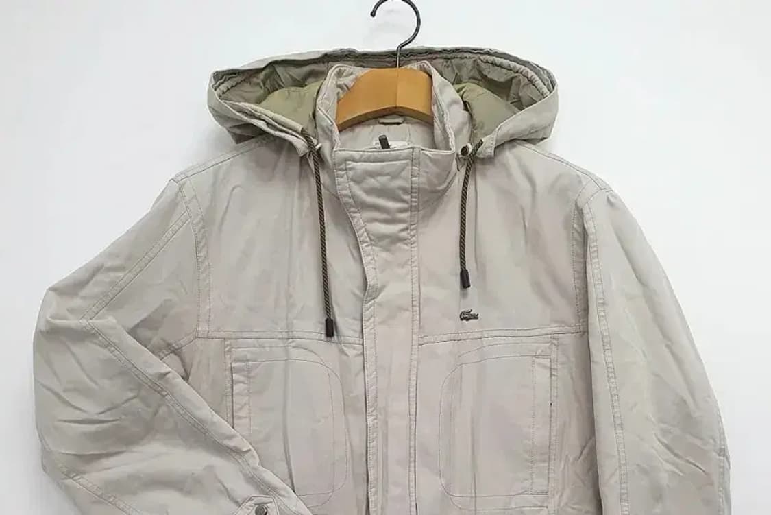 라코스테 LACOSTE 후드 야상 자켓 베이지 C9005 상품이미지3