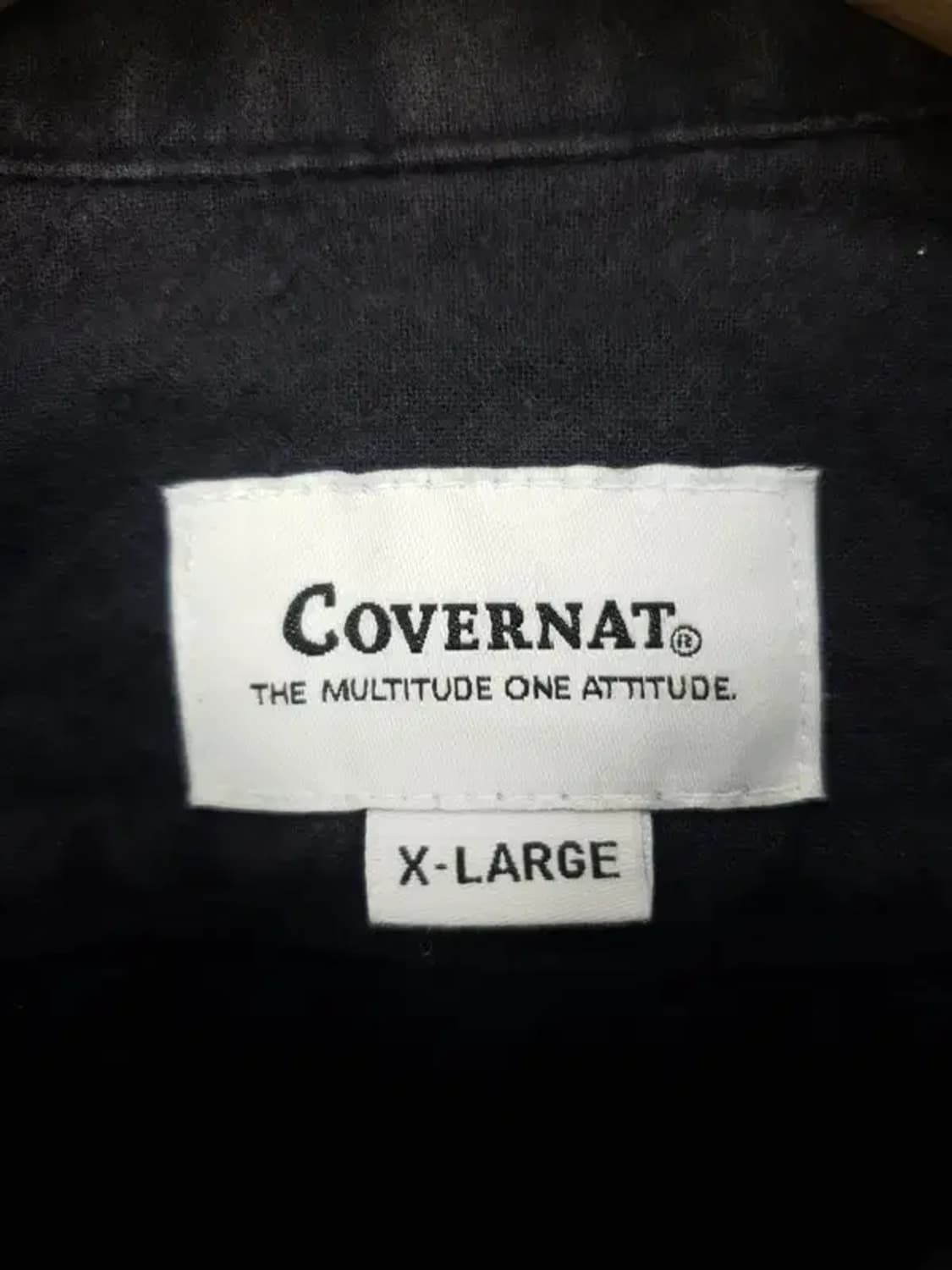 커버낫 COVERNAT 빈티지 워크 셔츠 네이비 3200005 상품이미지9